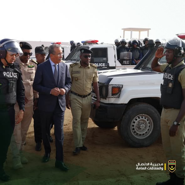 المدير العام للأمن الفريق محمد لحريطاني يشرف على التمرين الختامي للمرحلة الأولى من البرنامج التدريبي المخصص لسرايا حفظ النظام في نواكشوط