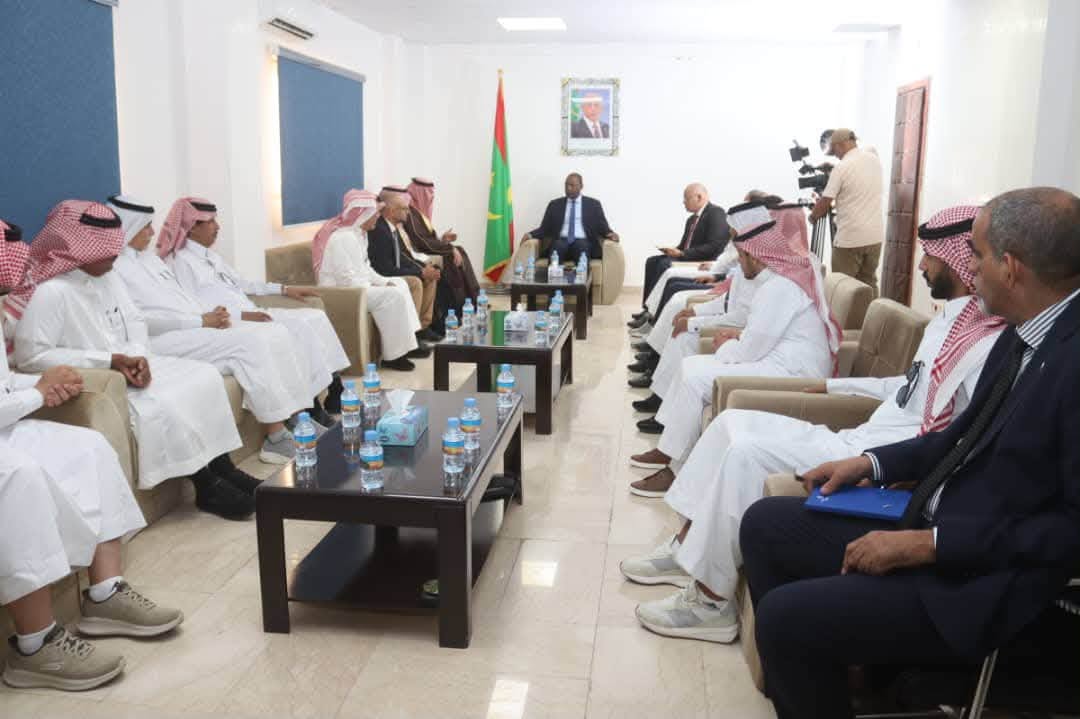 وزير التنمية الحيوانية سيد أحمد ولد محمد يستقبل وفدا من المستثمرين السعوديين بقيادة مشروع المملكة العربية السعودية للإفادة من الهدي و الإضاحي