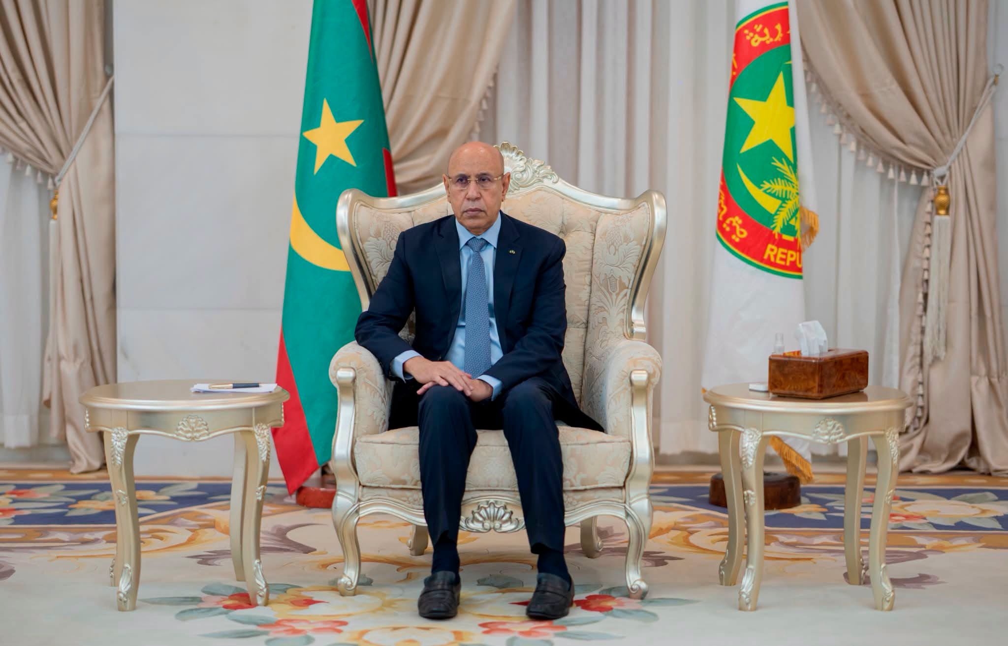 الرئيس ولد الغزواني يستقبل وفدا من البنك الدولي برئاسة نائب رئيس البنك الدولي لمنطقة غرب ووسط إفريقيا عثمان جاغانا