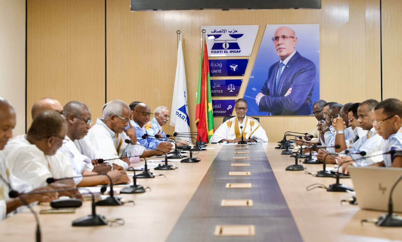 اللجنة الدائمة لحزب الإنصاف تؤكد مواضلتها للبرنامج التنموي الطموح للرئيس محمد ولد الشيخ الغزواني